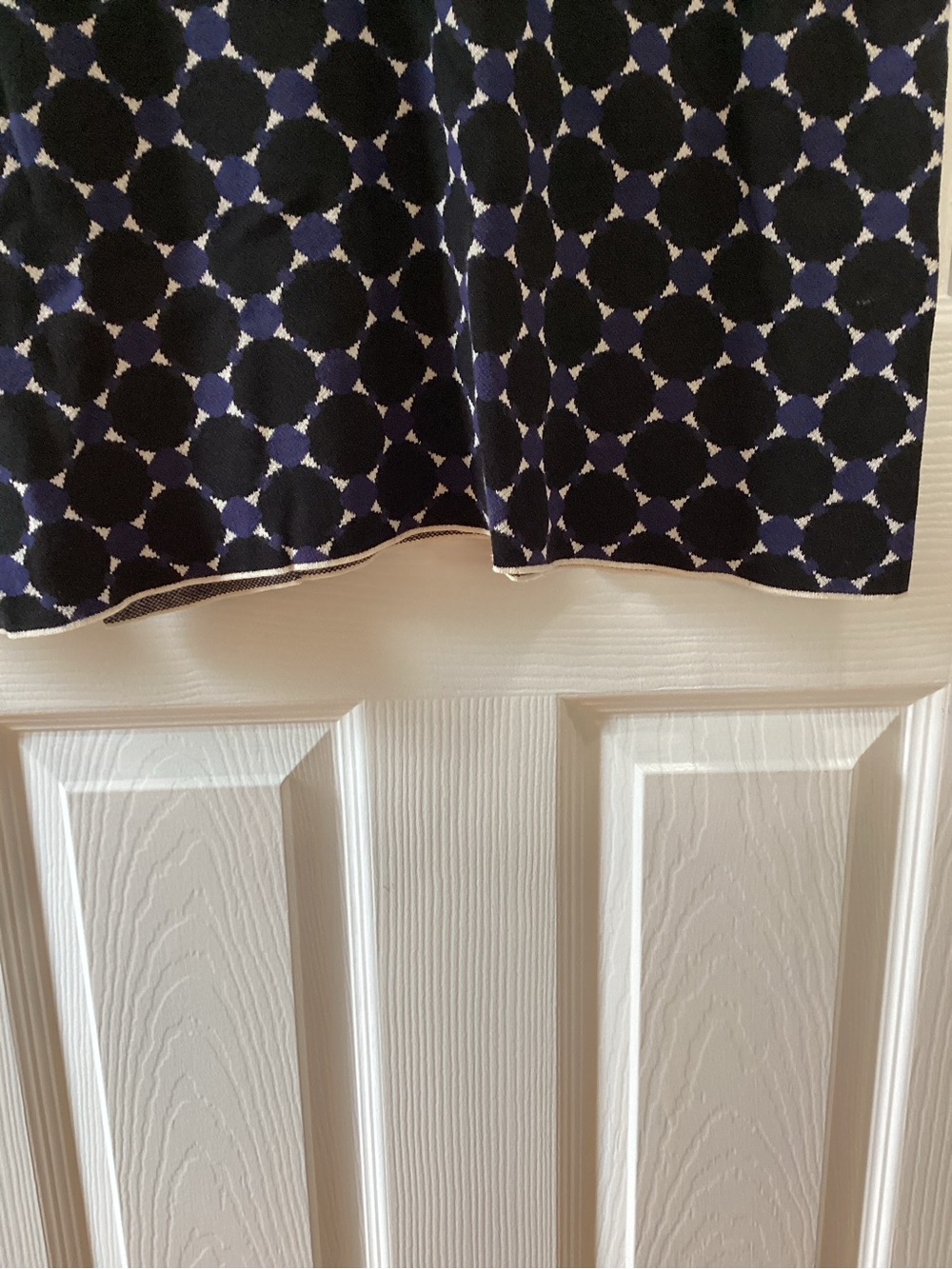 Black & Navy Geometric Short-Sleeve Dress - Picture 4 of 10